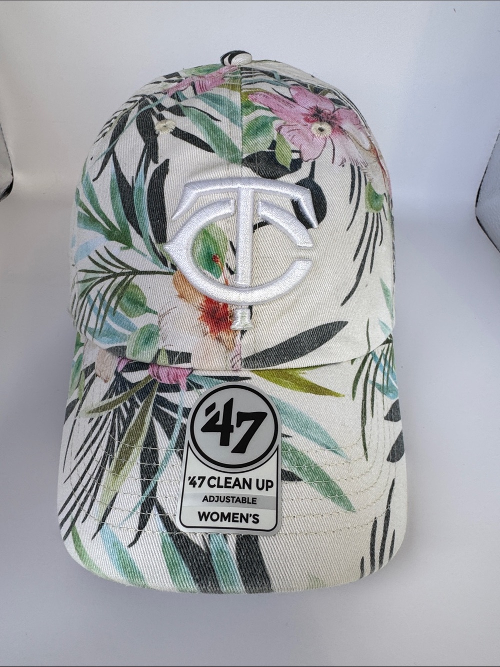 '47 Women's Floral Tropical Clean Up Cap - White/Green